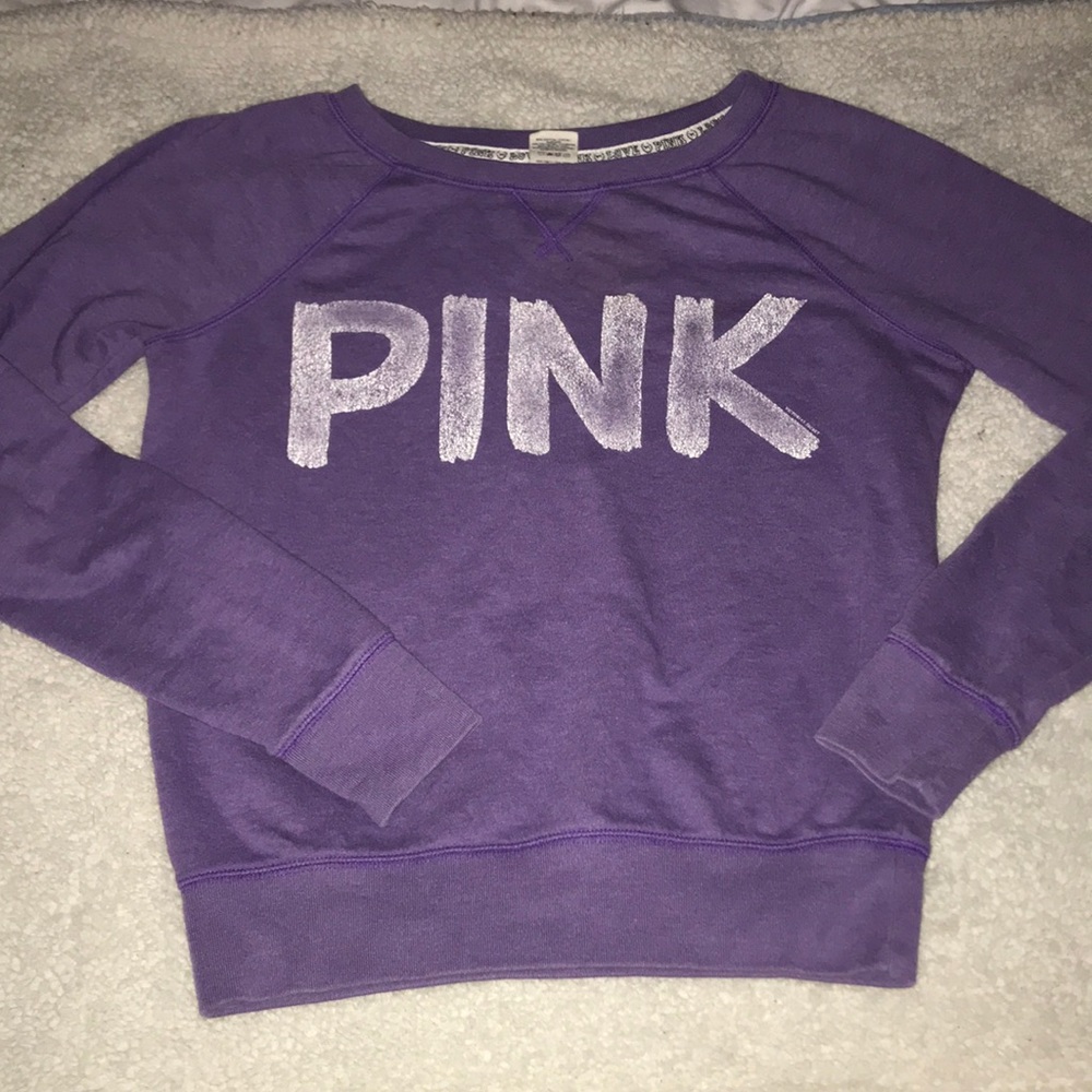 PINK CREWNECK PULLOVER SWEATER